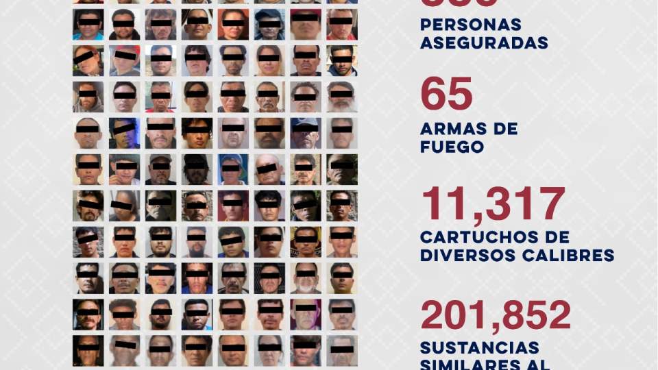 Oficiales de la PESP cierran operativos de noviembre con 339 personas detenidas
